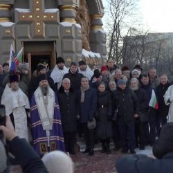 Возложение цветов у памятника Героев Плевна 10.12.2021