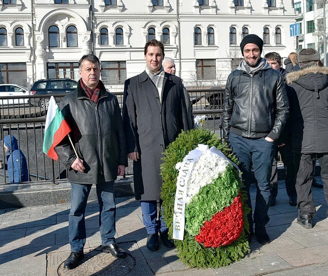 Чтим память погибших за освобождение Болгарии от турецкого ига. Москва 3 марта.